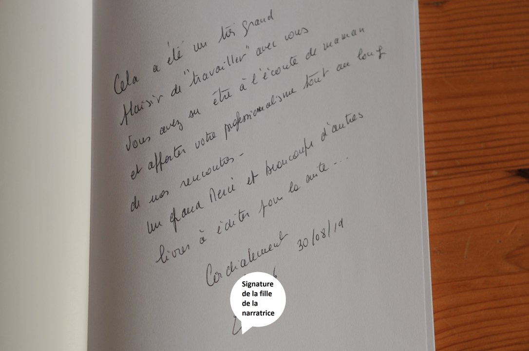 Dédicace-biographie